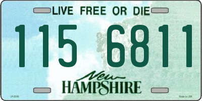 NH license plate 1156811