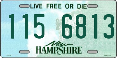 NH license plate 1156813