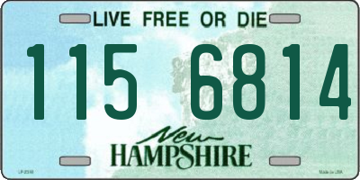 NH license plate 1156814