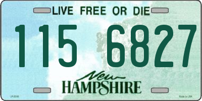 NH license plate 1156827