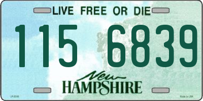 NH license plate 1156839