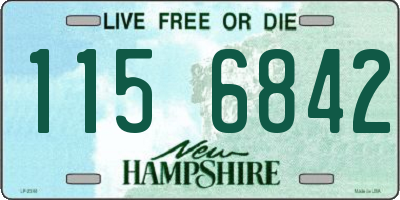 NH license plate 1156842