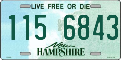 NH license plate 1156843