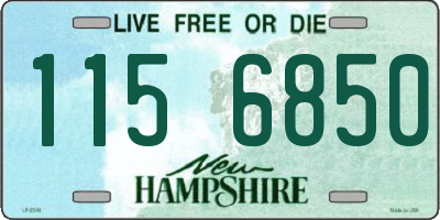 NH license plate 1156850