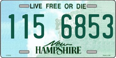 NH license plate 1156853