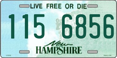 NH license plate 1156856