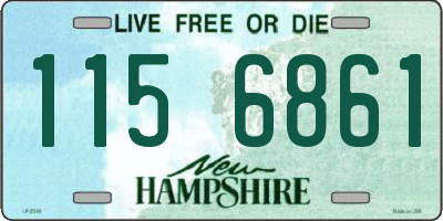 NH license plate 1156861