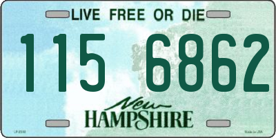 NH license plate 1156862