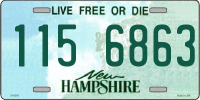 NH license plate 1156863