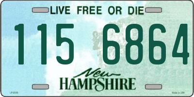 NH license plate 1156864