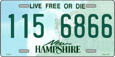 NH license plate 1156866