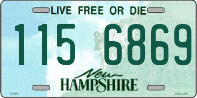 NH license plate 1156869