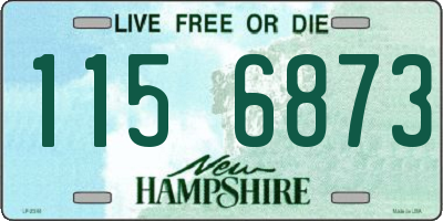 NH license plate 1156873