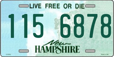 NH license plate 1156878