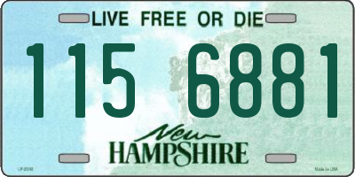 NH license plate 1156881