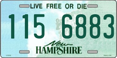 NH license plate 1156883
