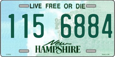 NH license plate 1156884