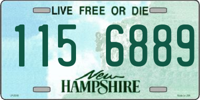 NH license plate 1156889