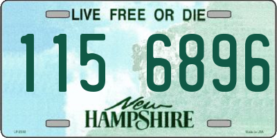 NH license plate 1156896