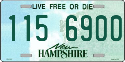 NH license plate 1156900