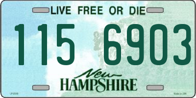 NH license plate 1156903