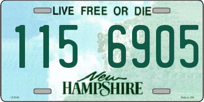 NH license plate 1156905