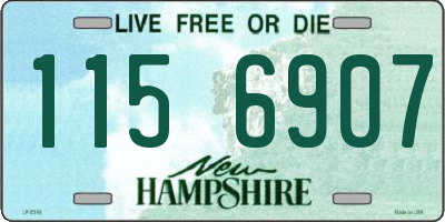 NH license plate 1156907