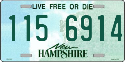NH license plate 1156914