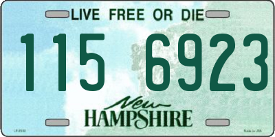 NH license plate 1156923