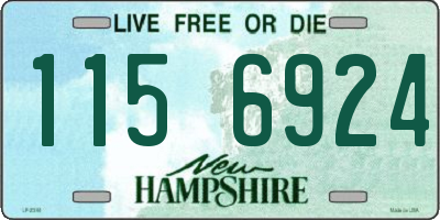 NH license plate 1156924