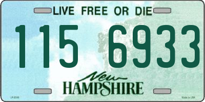 NH license plate 1156933