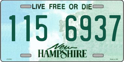 NH license plate 1156937
