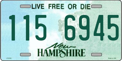 NH license plate 1156945