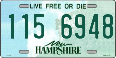 NH license plate 1156948