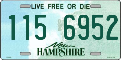 NH license plate 1156952