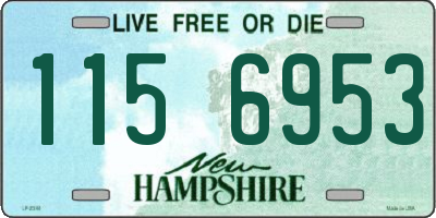 NH license plate 1156953