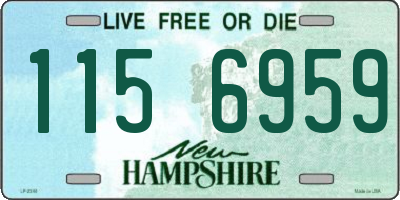 NH license plate 1156959