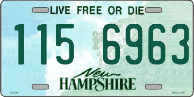 NH license plate 1156963