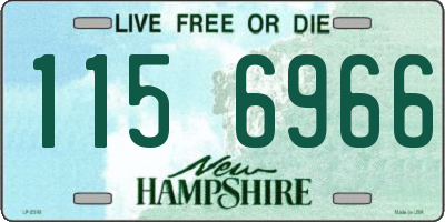 NH license plate 1156966