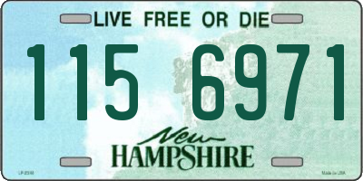 NH license plate 1156971