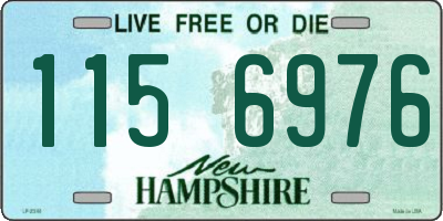 NH license plate 1156976