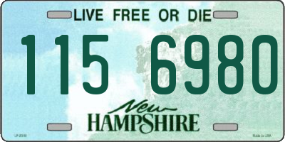 NH license plate 1156980