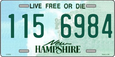 NH license plate 1156984