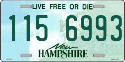 NH license plate 1156993