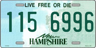 NH license plate 1156996