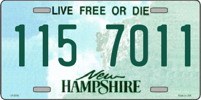 NH license plate 1157011