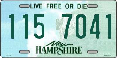 NH license plate 1157041