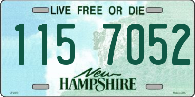 NH license plate 1157052