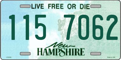 NH license plate 1157062