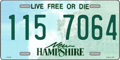 NH license plate 1157064